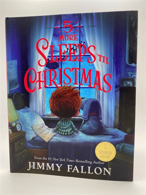 5 More Sleeps ‘til Christmas - Jimmy Fallon (Signed Book)