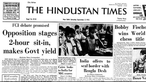 HT This Day: September 2, 1972 — Bobby Fischer wins world chess title ...