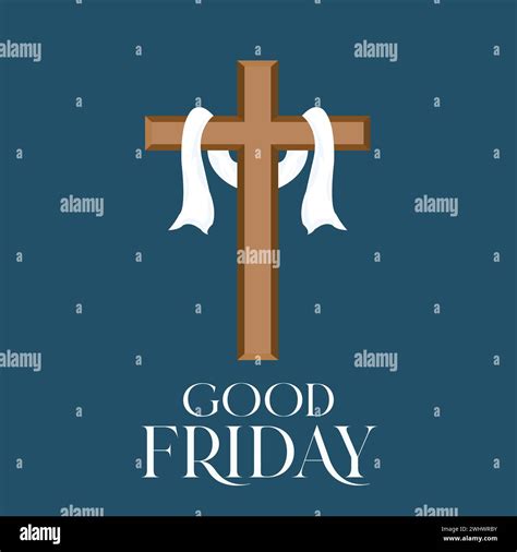 Vector Illustration Of Good Friday Christian Religious Occasion With