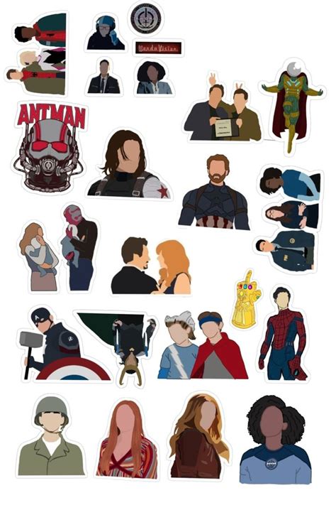 Printable Stickers For Marvel 6 Marvel Marvel Avengers Movies