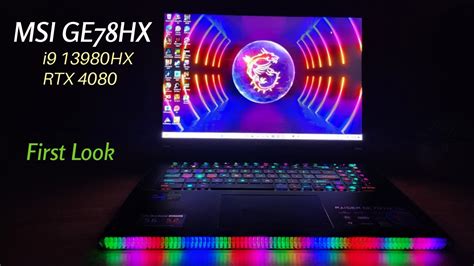 Msi Raider Ge Hx I Hx Rtx First Look Review Youtube