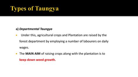 Traditional Agroforestry System in India- Shifting Cultivation, Taungya ...