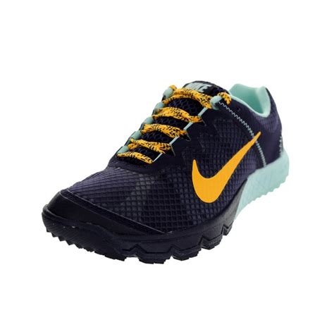 Shop Nike Womens Zoom Wildhorse Purple Dynastylsr Orange Tnt Running