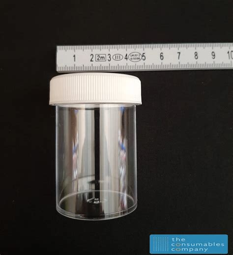 60ml Universal Container No Label In Ultra Clear PS 95kPa