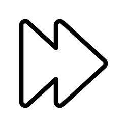 Forward next icon Royalty Free Vector Image - VectorStock