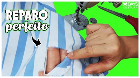 Aprenda Consertar Um Furo Rasgo Em Roupa Muito F Cil Youtube