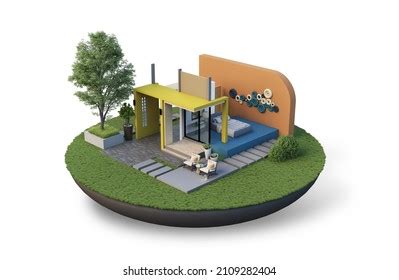 3d Floor Plan Interior Design Stock Illustration 2109282392 | Shutterstock