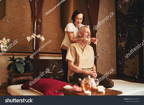 Professional Female Doing Asian Massage Mature Stock Photo Shutterstock