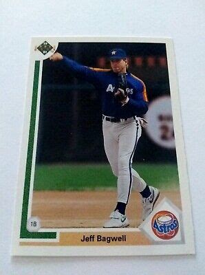 1991 Upper Deck Baseball Jeff Bagwell Rookie Card 755 HOF Set Break EBay