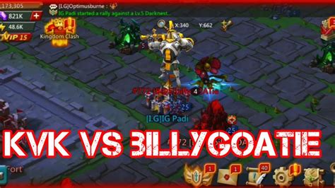 KvK Vs BillyGOATie Lordsmobile YouTube