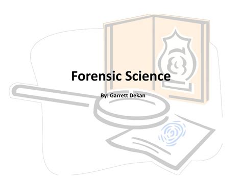 Ppt Forensic Science Powerpoint Presentation Free Download Id2991069