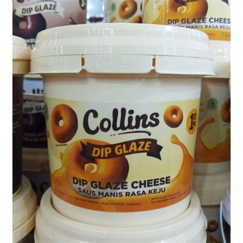 Jual COLLINS Dip Glaze 1 Kg Saus Manis Celupan Donat Coklat