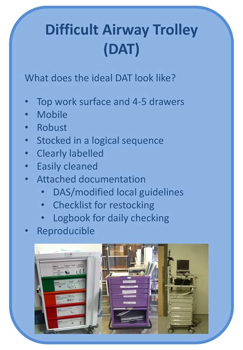 Difficult Airway Trolley Das Difficult Airway Trolley Dat What Does