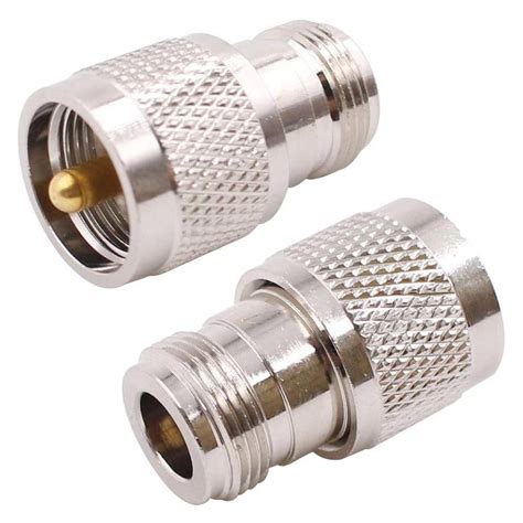 Pl 259 Uhf Male Plug To N Type Female Jack Rf Adapter Connector Envistia Mall