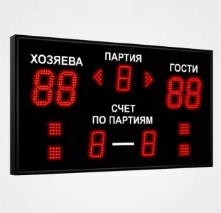 Электронное спортивное табло по выгодной цене | ООО «РусИмпульс»