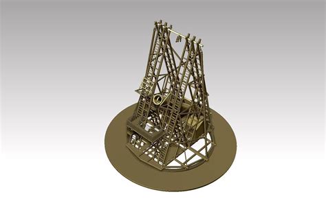 Herschel Telescope 3d Model 3d Printable Cgtrader