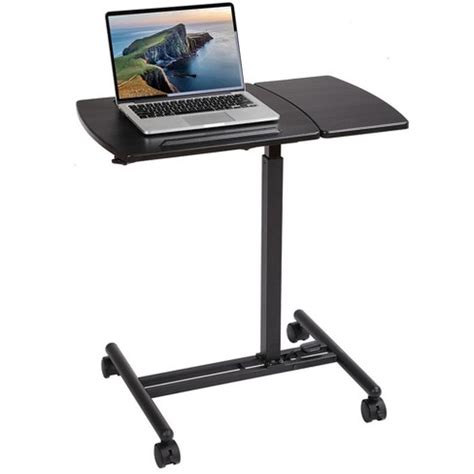 Birdrock Home Adjustable Mobile Laptop Stand - Black : Target