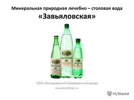 Презентация на тему: "ПРЕЗЕНТАЦИЯ ПРОЕКТА ПРОДВИЖЕНИЕ МИНЕРАЛЬНОЙ ВОДЫ ...