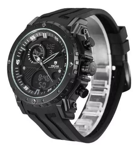 Relógio Masculino Weide Anadigi Wh 6903 Preto MercadoLivre