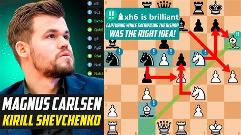 Magnus Carlsen Stunned Kirill Shevchenko With Brilliant Bishop