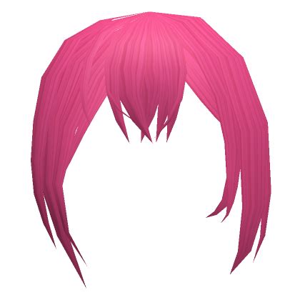 Kawaii Anime Messy Uneven Bangs In Hot Pink Roblox