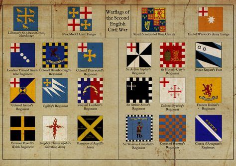 16 English Civil War Flags ideas | civil war flags, civil war, war