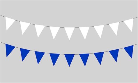 Blue Pennant Clipart