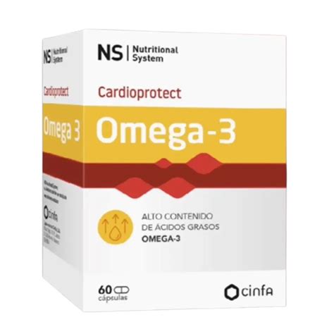 Omega 3 Ns Cardioprotect 60 Cápsulas Farmahogar