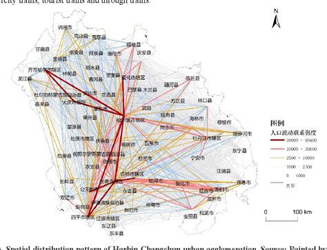 Figure 1 From Characteristics Of Spatial Connection Based On Intercity