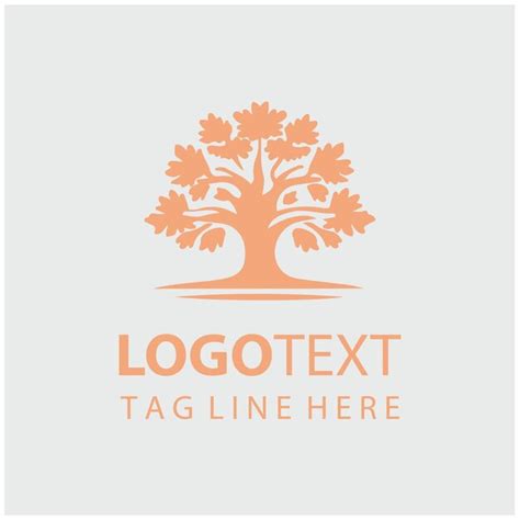 Premium Vector Oak Tree Logo Vector Illustrations