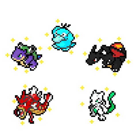 Pixilart - Shiny kanto pokemon by Tanda