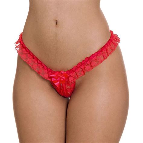 Calcinha De Renda Algodao Fio Dental Sexy Lingerie Intima Delas