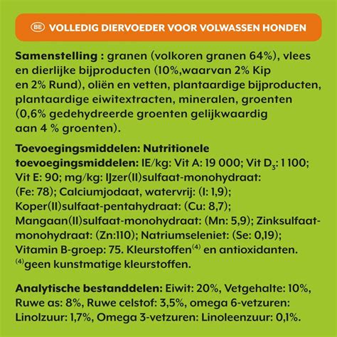 Hondenvoeding Adult Balance Brokjes Met Kip En Groenten 12kg