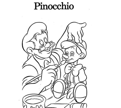 Coloriage Pinocchio Imprimer