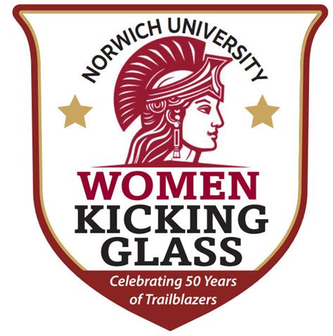 Women Kicking Glass - Norwich University