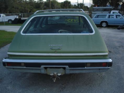 Pontiac Lemans Safari Wagon Ci Engine Rd Row Barn Find