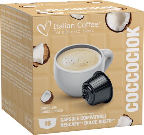 Coccociok Bia A Czekolada I Kokos Italian Coffee Kapsu Ki Do Dolce