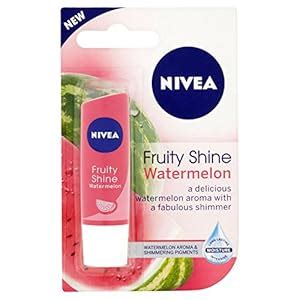 Nivea Lip Care Fruity Shine Lip Balm 4 8 G Watermelon Pack Of 6