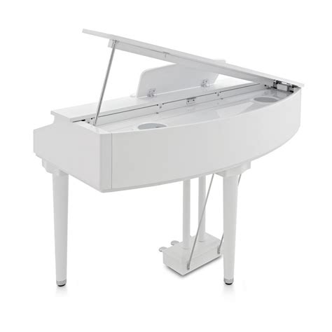 Gdp Piano De Cola Digital Con Banqueta Gear Music Blanco Brillo