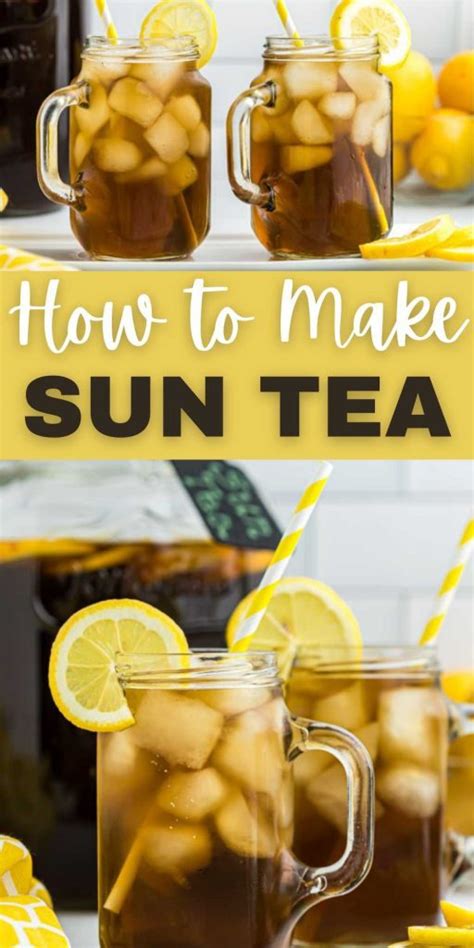 Easy Sun Tea Recipe Eating On A Dime