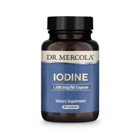 Mercola Iodine Supplement Capsules 1500 mcg, 90 ct - King Soopers