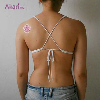 Ravelry Boho Bikini Top With Lace Flowers Adabana L Pattern By Melissa Flores