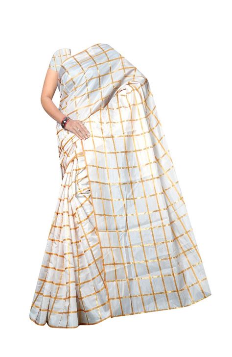 White Party Wear Plain Synthetic Sana Panetar Silk Fabric Saree Length