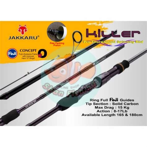 Jual Joran Spinning Jakkaru Killer Packing Pipa Pvc Jakarta Barat