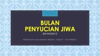 Bulan Penyucian Jiwa Bahagian Ren Salleh Membalik Pdf Dalam