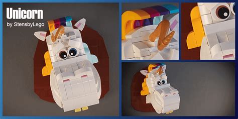 LEGO MOC - Unicorn, by StensbyLego | Planet GBC