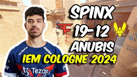 CS2 POV Vitality Spinx 19 12 Vs FaZe Anubis IEM Cologne 2024 YouTube