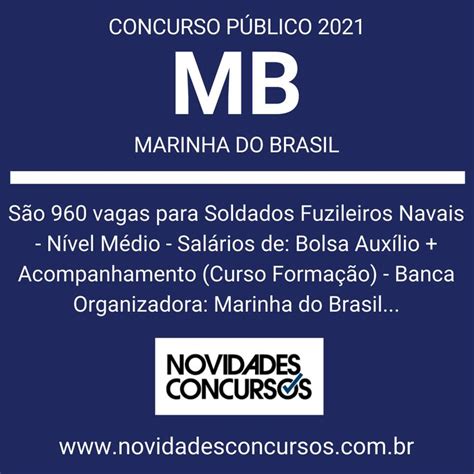 Concurso Soldados Fuzileiros Navais Da Marinha Do Brasil 2021