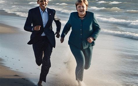 Ki Kunst Wenn Barack Obama Und Angela Merkel Eine Sandburg Bauen