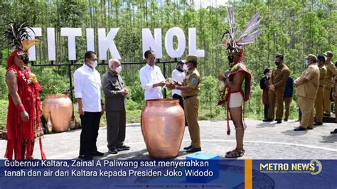 Jalani Ritual Kendi Di Titik Nol Ikn Gubernur Kaltara Serahkan Tanah